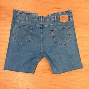 Levis 505 Straight Fit Jeans Mens 40x32 Medium Wash Blue Denim 100% Cotton